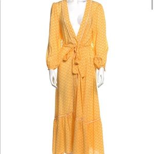 Paloma Blue Printed Dress sz XS